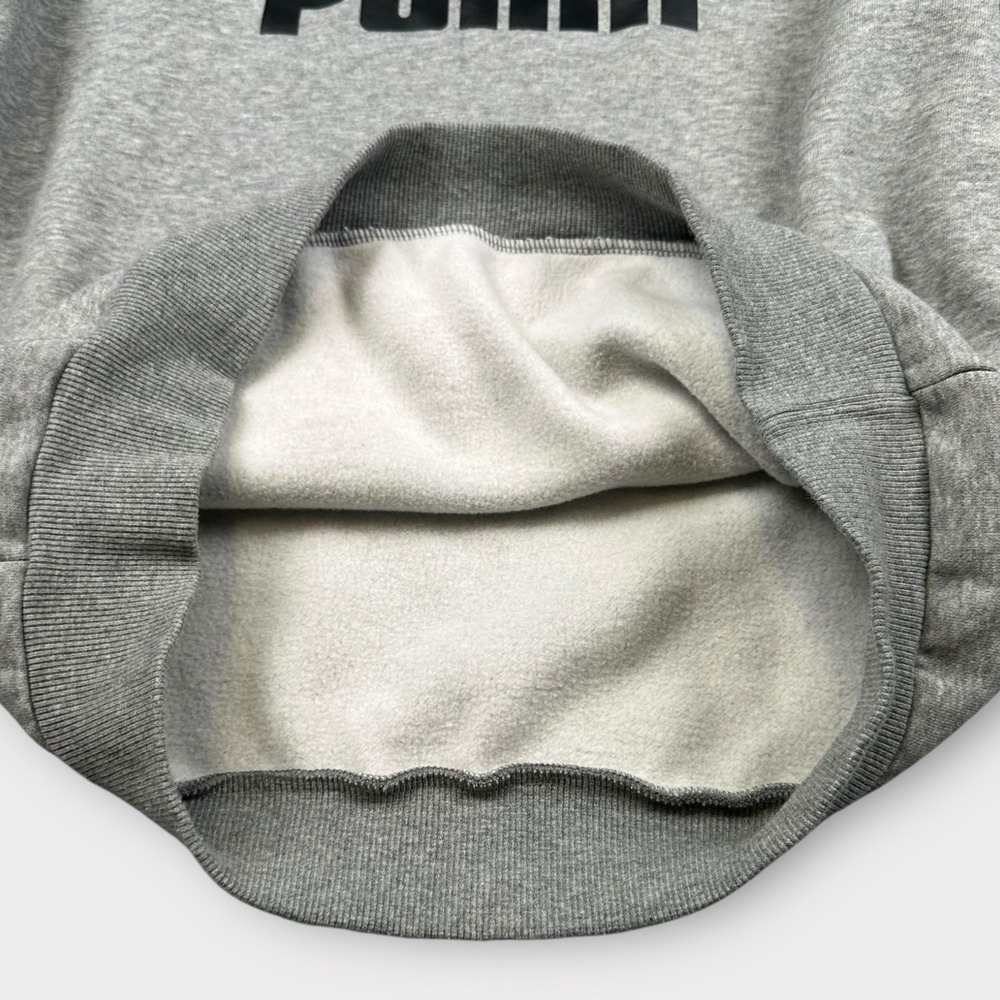 PUMA Essentials No 1 Logo Hoodie Mens S Gray Pullover Athletic Streetwear Sporty - Picture 6 of 13